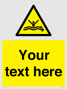 Custom Warning strong currents